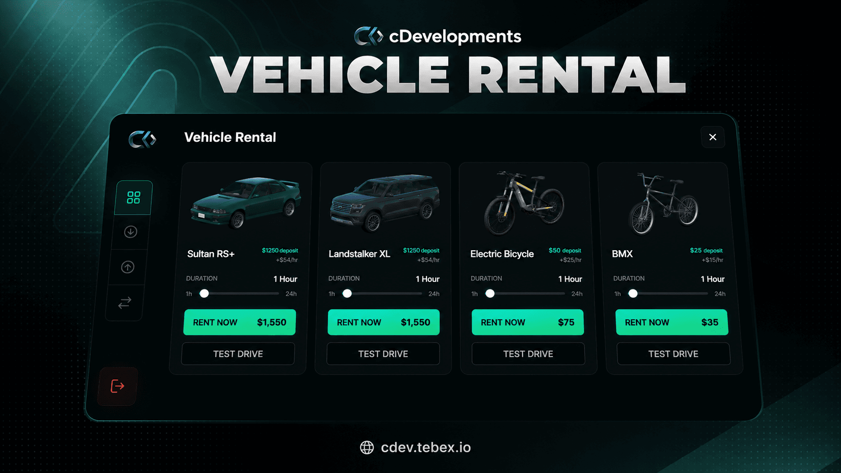 cDev Car Rental System