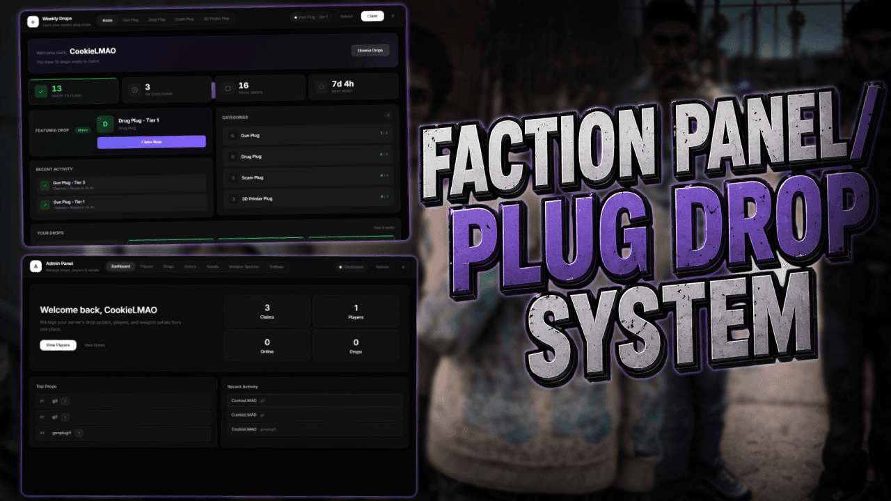 Plug Manager / Faction Panel